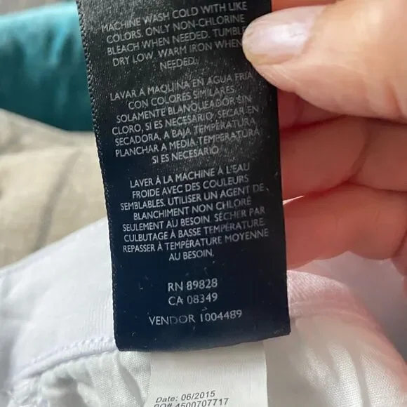 Nine West White Straight leg Size 20W denim jeans - Picture 6 of 9